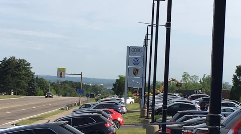 White Allen has started construction on a second automobile dealership on Springboro Pike. It will be in Miami Twp. next to the White Allen European Auto Group north of the Dayton Mall. NICK BLIZZARD/STAFF