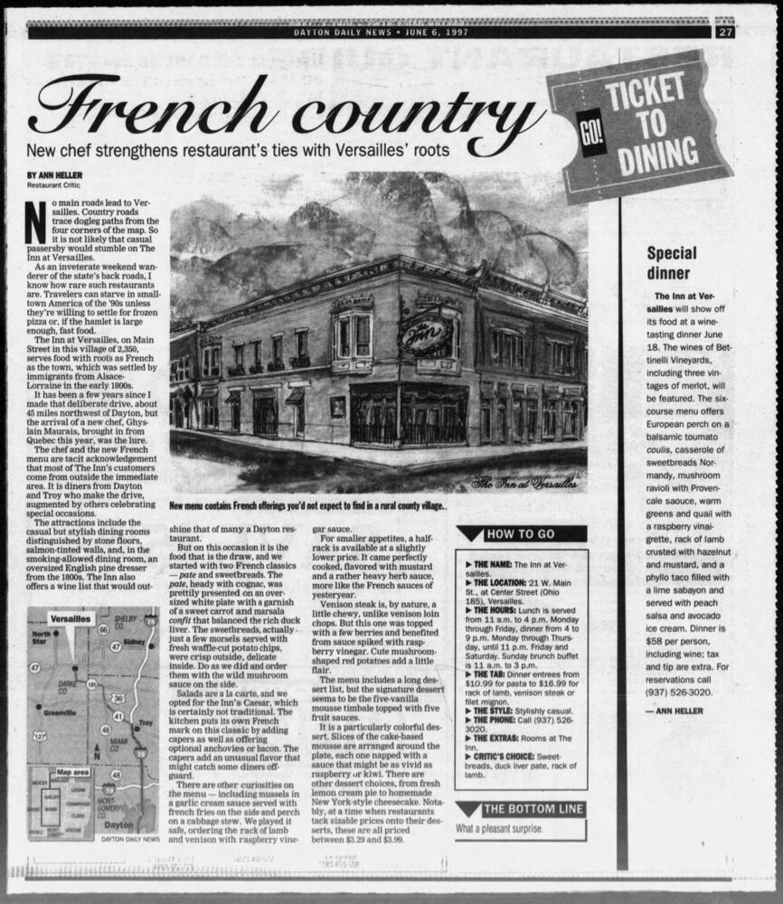 PHOTOS: The historic Inn at Versailles through the years