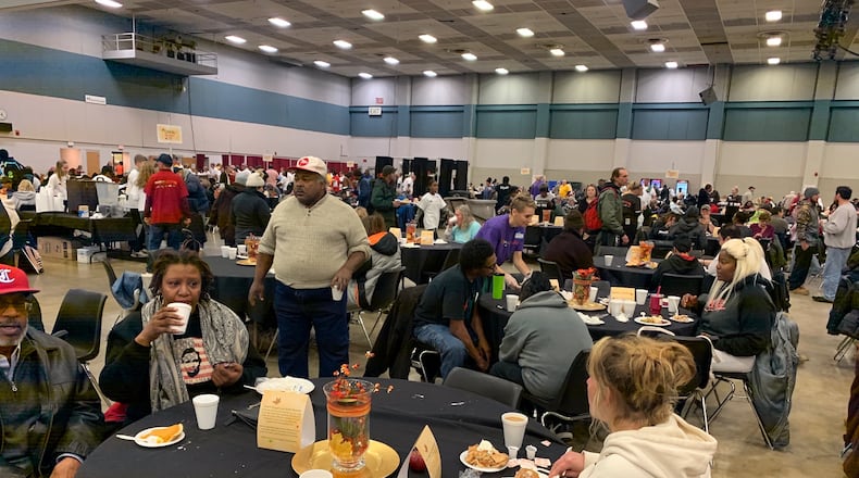 The Feast of Giving, a Dayton holiday tradition that takes place Thanksgiving Day at the Dayton Convention Center, will return this year offering a full holiday meal, live entertainment and fellowship free of charge to all in the Miami Valley.