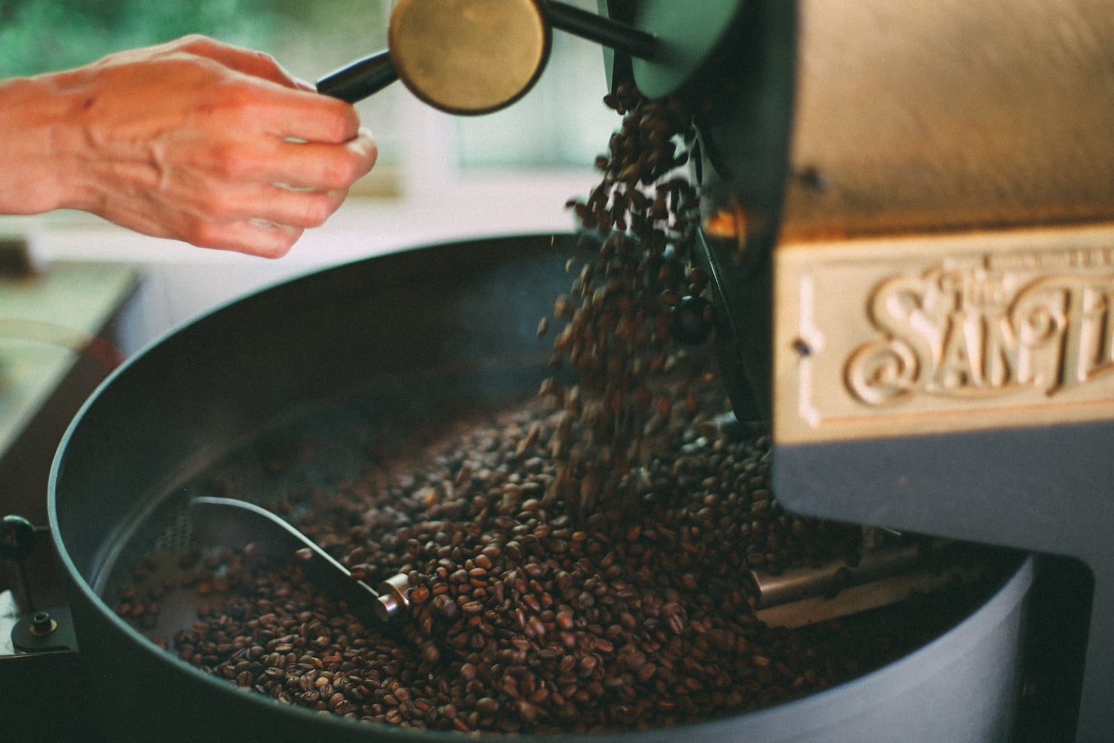 Namesake beans mid roast. CONTRIBUTED