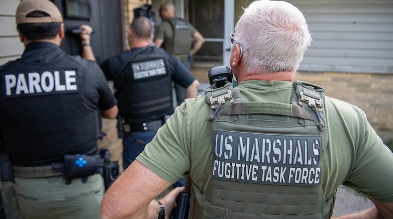 The U.S. Marshals arrested 187 wanted people during an apprehension initiative over the summer. Photo courtesy the U.S. Marshals Service.