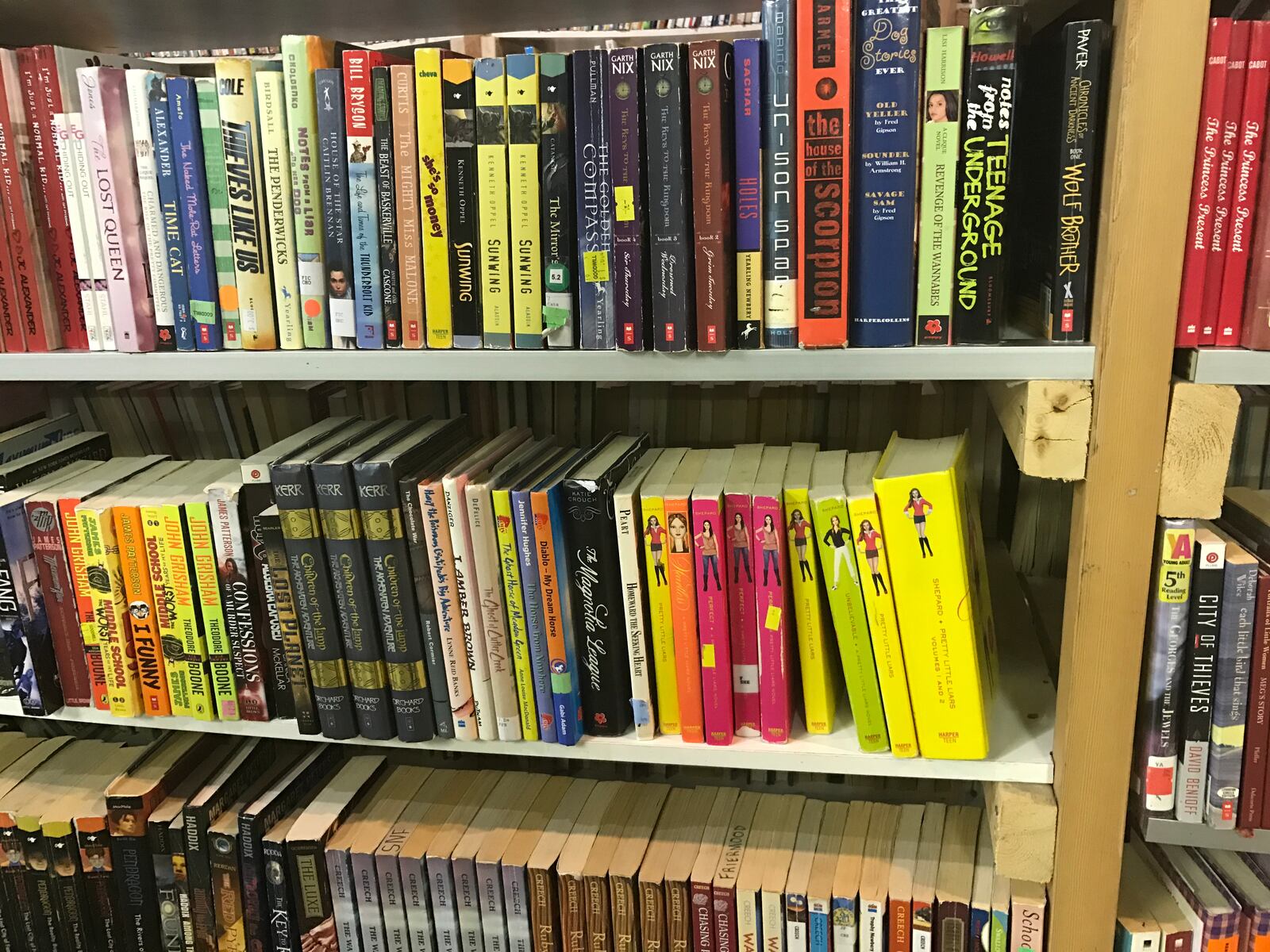 A look inside One Dollar Book Swap a 1723 Webster St.