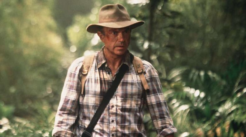 Actor Sam Neil: Jurassic Park paleontologist living in Dayto