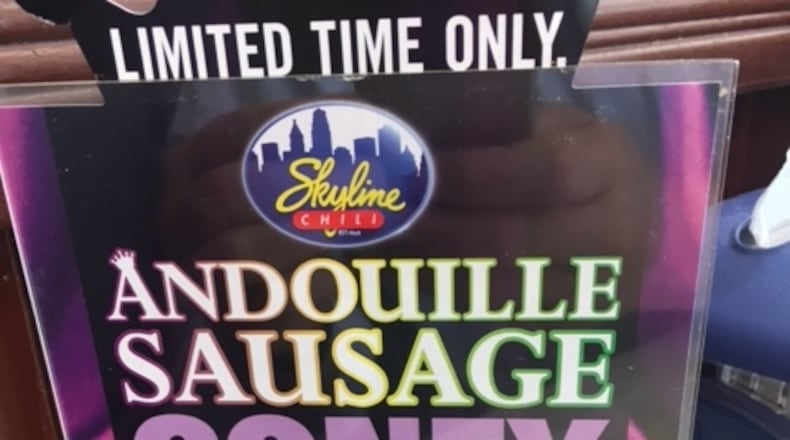 This sign was spotted in the Skyline Chili at 2724 Wilmington Pike this week. RONALD ROLLINS/STAFF