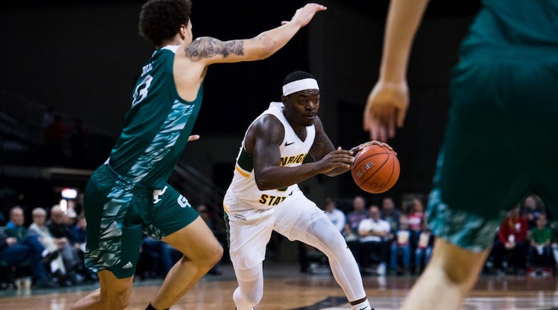 Wright State’s Jordan Ash vs. Green Bay at the Nutter Center on Saturday, Dec. 28, 2019. Joseph Craven/WSU Athletics