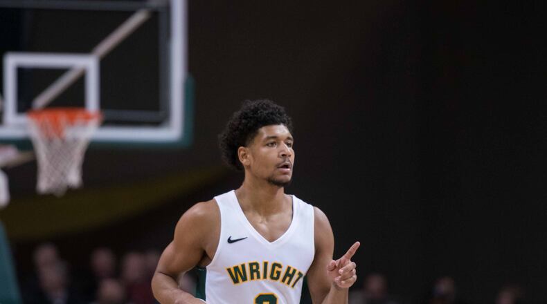 Wright State guard Mark Hughes during a game earlier this season. Joseph Craven/CONTRIBUTED