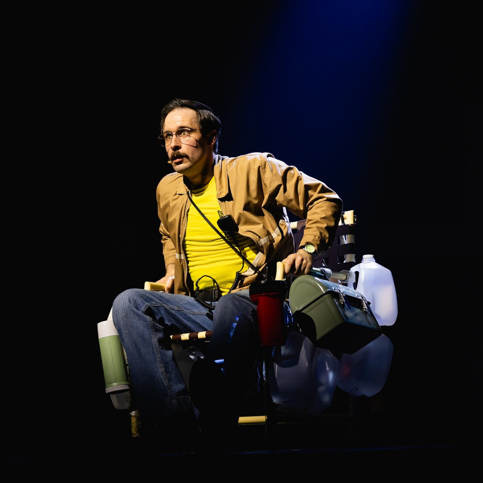 Charlie McCullagh (Larry Walters) in Chicago Shakespeare Theater's production of "42 Balloons." PHOTO BY CHICAGO SHAKESPEARE THEATER