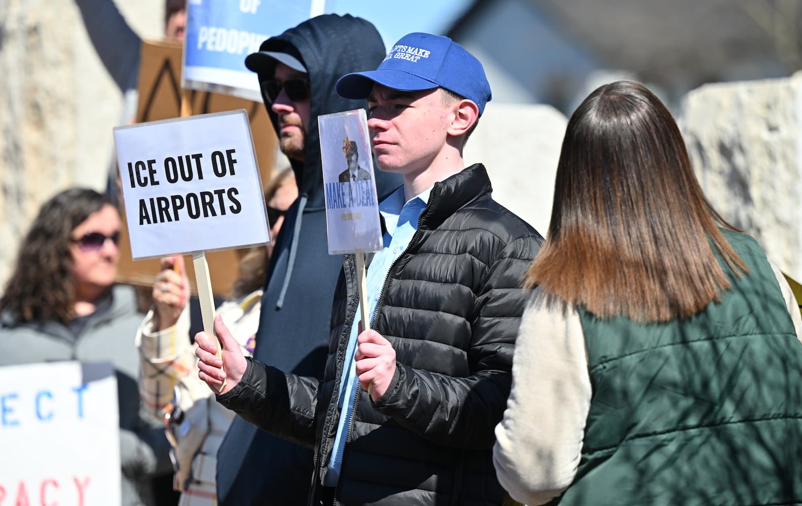 No Kings protest in Troy