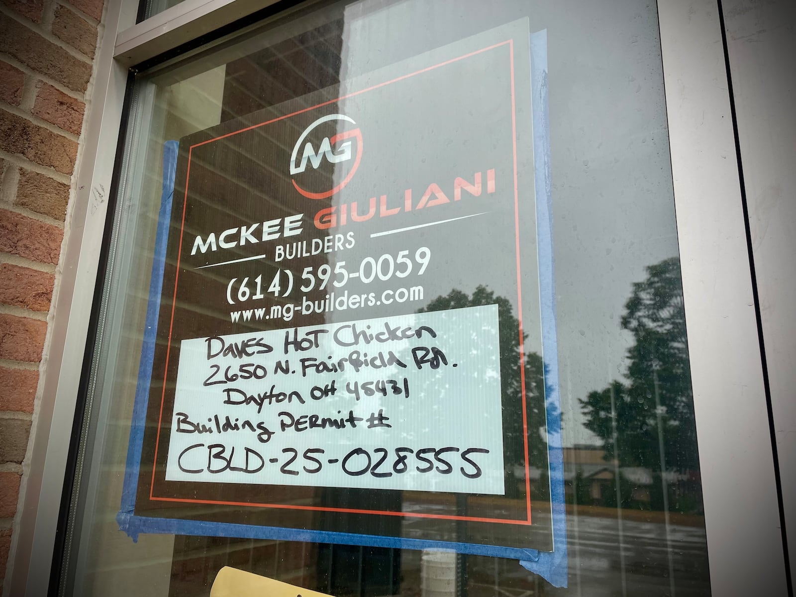 Dave’s Hot Chicken will be located at 2650 N. Fairfield Road in Beavercreek, according to a sign posted at the building. NATALIE JONES/STAFF
