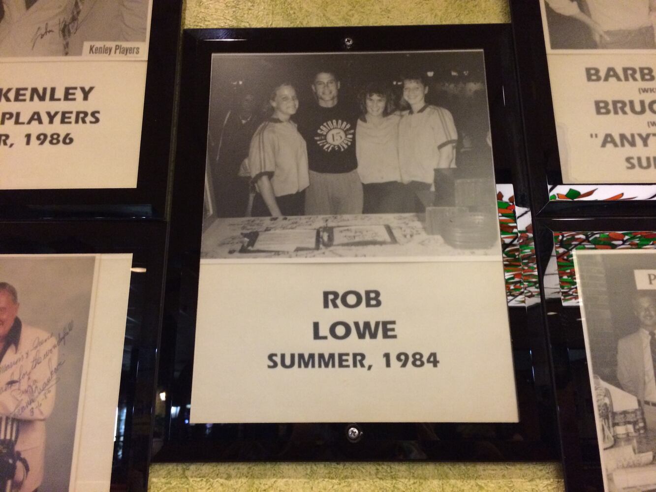 Famous faces at Marion's Piazza