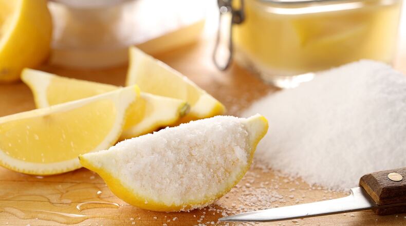 Meyer lemons are particularly good in this recipe - they’re sweet and tender. (Michael Tercha/Chicago Tribune/TNS)