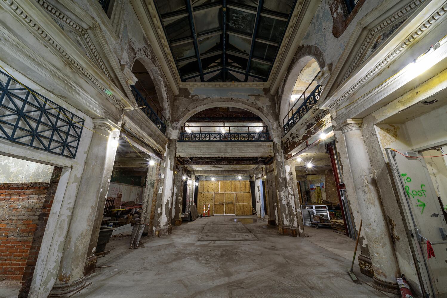 PHOTOS: The Dayton Arcade’s North Arcade awaits Phase 2 of construction