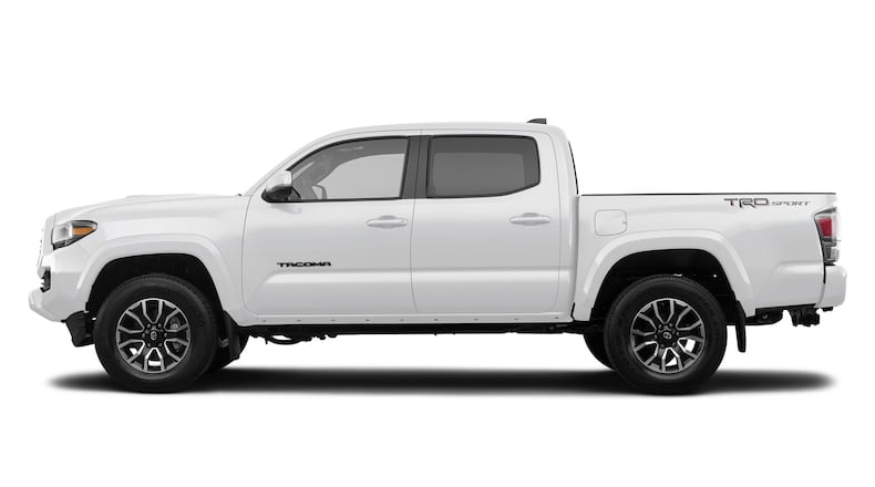 Back for a repeat at the 2020 Dayton Auto Show, the Toyota Drive Center will feature different models, perhaps like this Tacoma TRD Sport Crew, for drivers to try out. Metro News Service photo