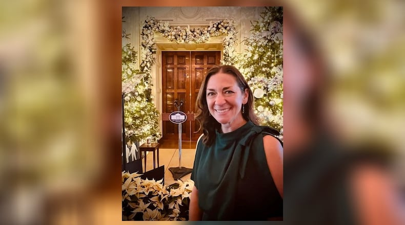Centerville Arts Commission member Emily von Stuckrad-Smolinski recently was one of approximately 75 volunteers nationwide selected to contribute to the 2024 White House holiday theme. Her weeklong volunteer experience began Nov. 25 and included a wide array of tasks. CONTRIBUTED