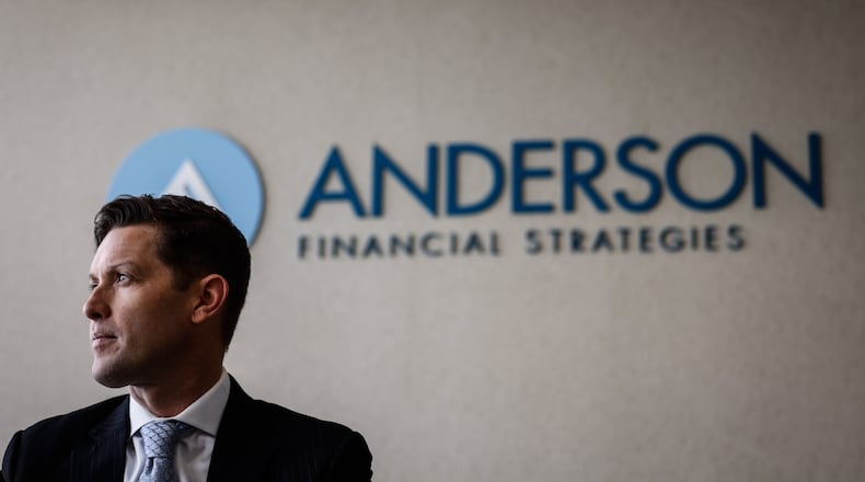 Shon Anderson C.F.P. & C.F.A. is the President & Chief Wealth Strategist for Anderson Financial Strategies. JIM NOELKER/STAFF