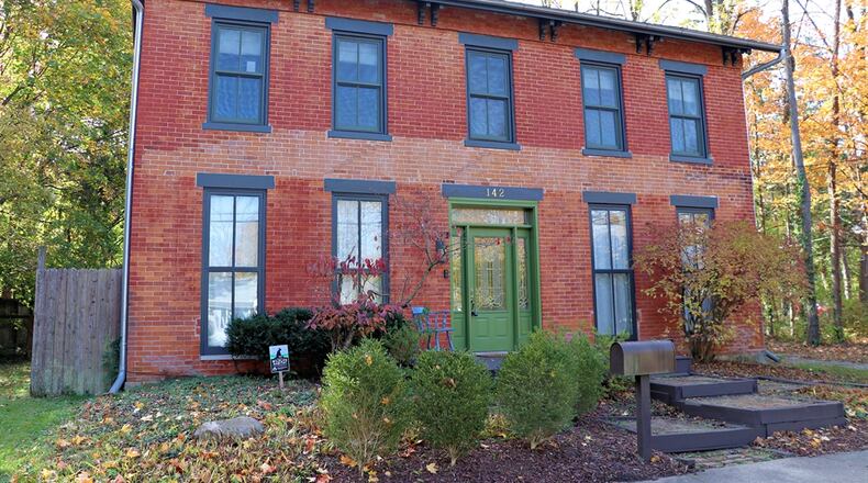 Listed for $519,000 by Dunphy Real Estate Inc., the brick-and-frame home at 142 W. South College St. in Yellow Springs has about 2,624 square feet of living space. Built in 1857, with a historical connection to William Mills, the founding-father of Yellow Springs, the house was one of the many original platted homes within the young village and has been noted as Mills residence upon his return to Ohio in the late 1870s. CONTRIBUTED