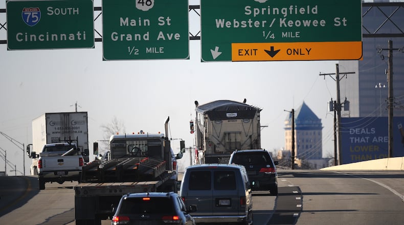 Malfunction Junction, State route 4 and I-75. MARSHALL GORBY\STAFF