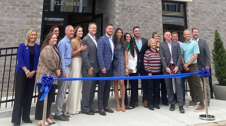 State, local and corporate leaders gathered Thursday to celebrate the new Camden headquarters of MedShip LLC. JobsOhio photo
