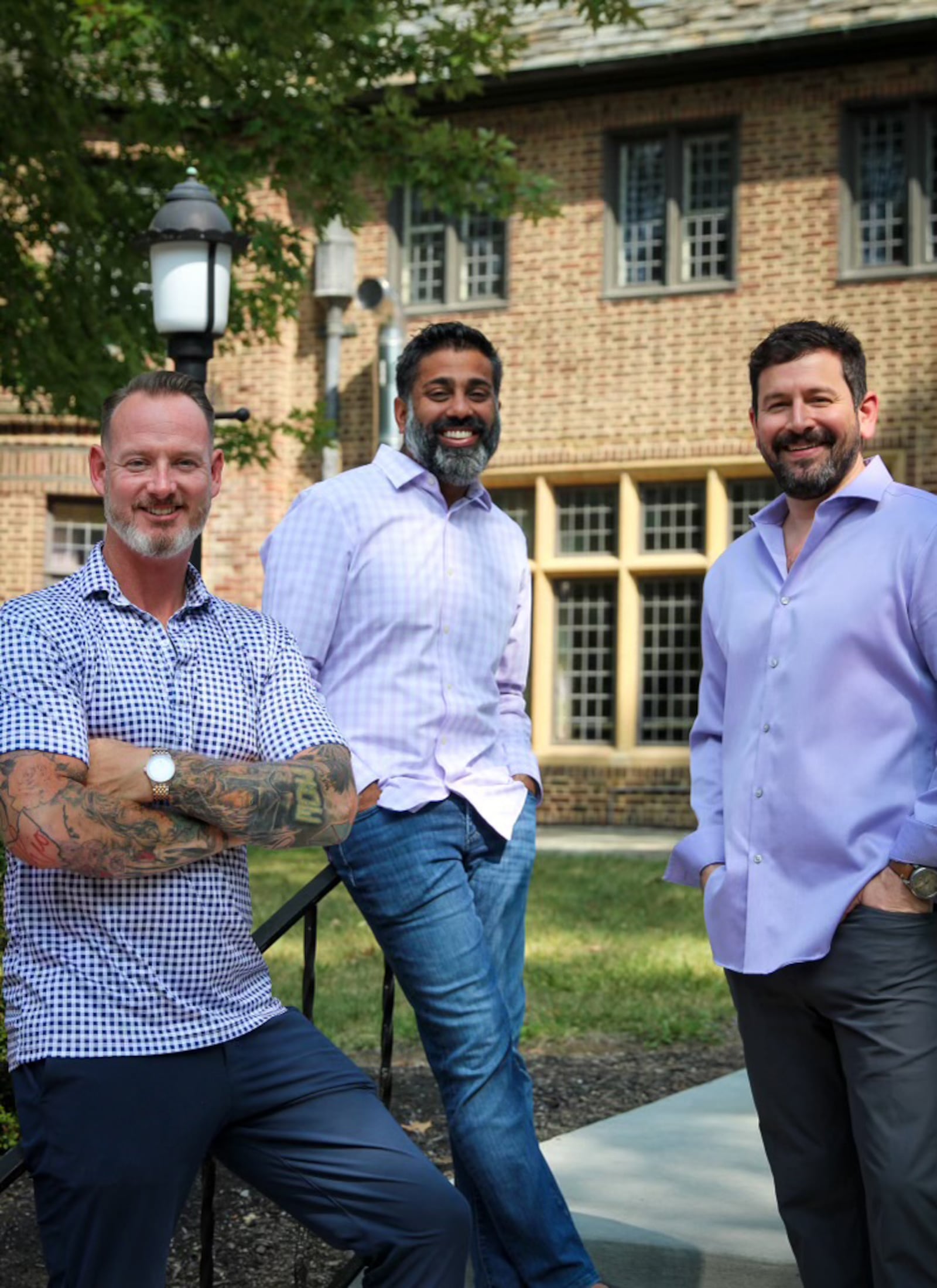 The founders and owner of Glasshouse Realty in Dayton. Left to Right Evan Kloth, Kunal Patel (owner) and Zahedi. CONTRIBUTED