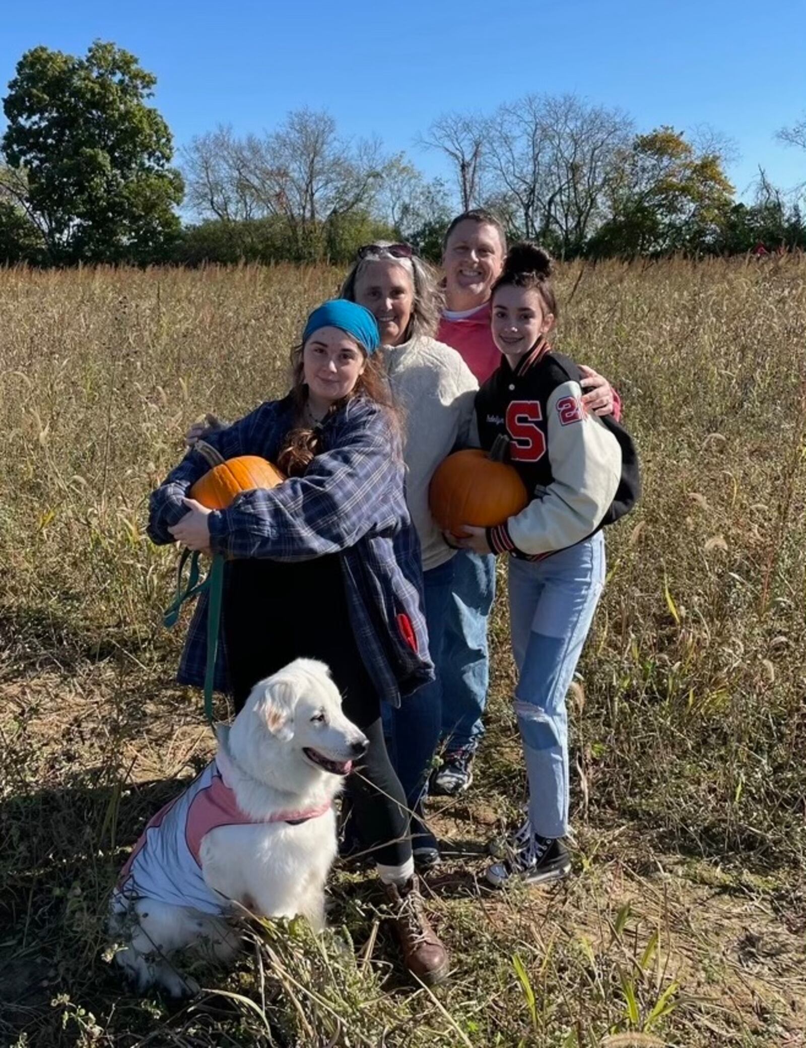 A trip to Irons Fruit Farm has been an annual tradition for the Manning family of Dayton since daughters Rachel and Madelyn were babies. CONTRIBUTED