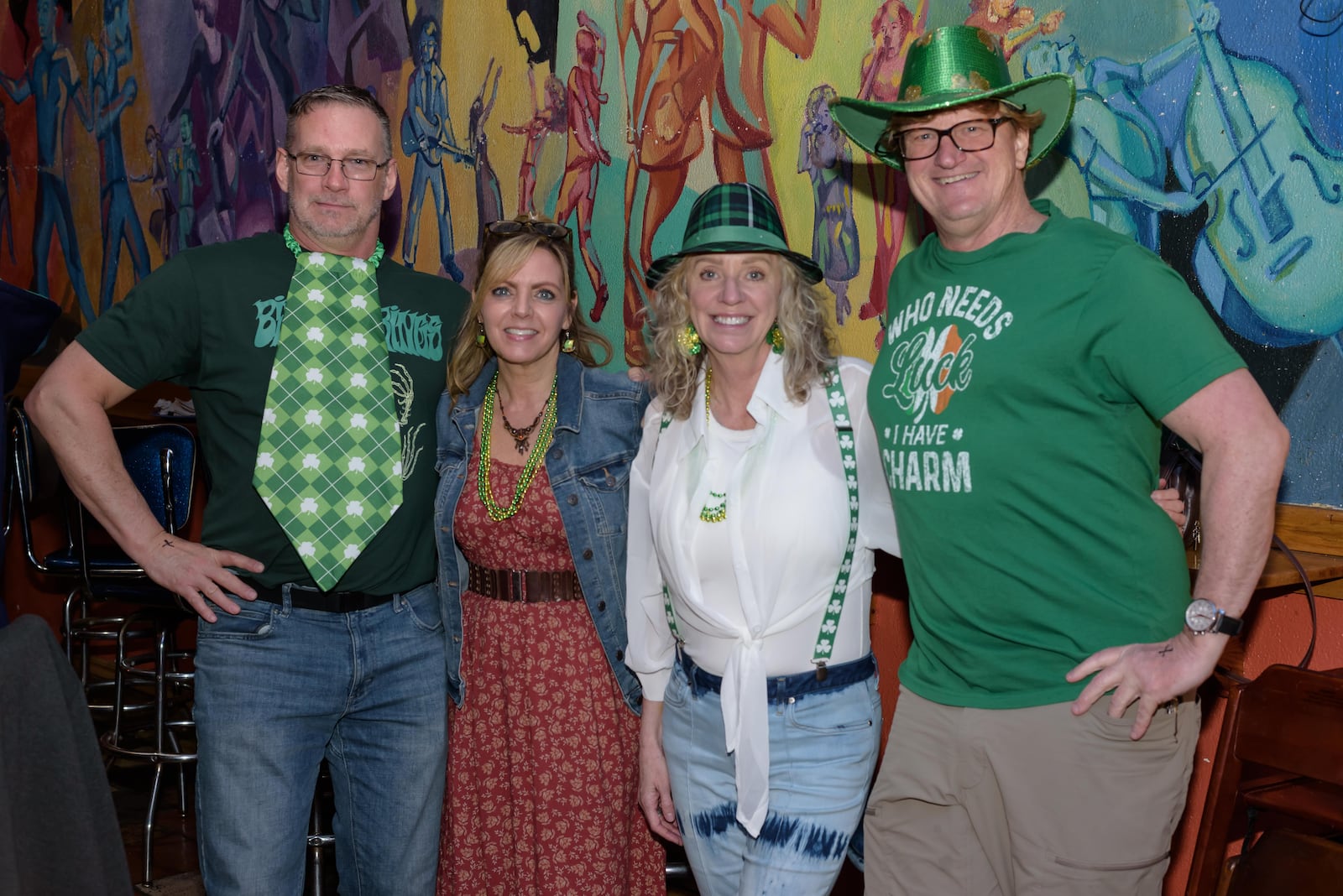Peach’s Grill, located at 104 Xenia Ave. in Yellow Springs, hosted its 19th annual St. Patrick’s Day Bash early on Saturday, March 15, 2025. TOM GILLIAM / CONTRIBUTING PHOTOGRAPHER