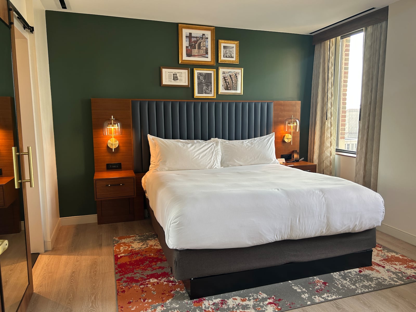 Hotel Ardent design pays tribute to Dayton’s history of innovation. Dayton inventions are on display at the front desk. An NCR cash register is displayed in the private dining room. Guestrooms feature framed patents. A Rube Goldberg-like "Negroni Machine" makes cocktails with a press of a button. CONTRIBUTED/HANNAH KASPER