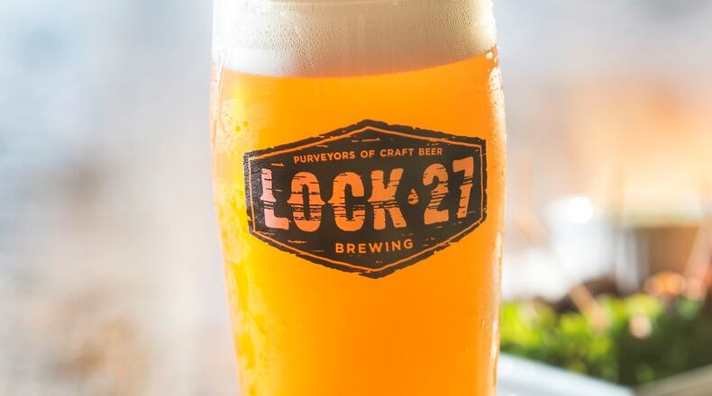 The Lock 27 Mouth Breather IPA will be among the brewery’s beers available on draught in the Dayton area starting this week. PHOTO BY JIM WITMER, CONTRIBUTING PHOTOGRAPHER