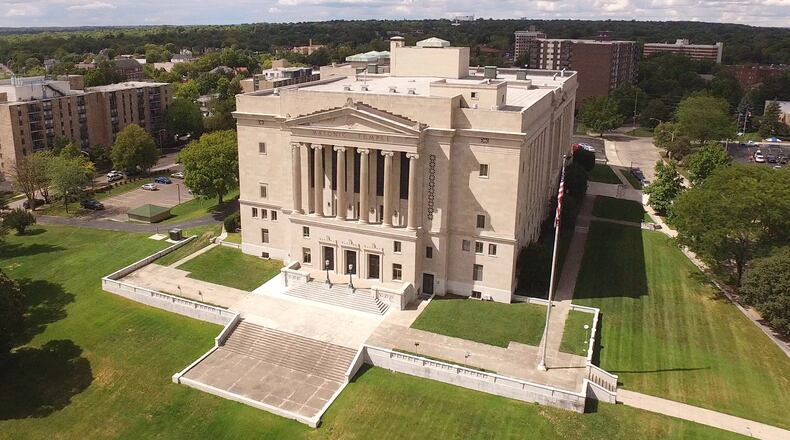 It took two years and nine months to construct the Dayton Masonic Center, according to the centers website. The cost to build the Grecian style building in 1926 was $2.5 million. TY GREENLEES / STAFF