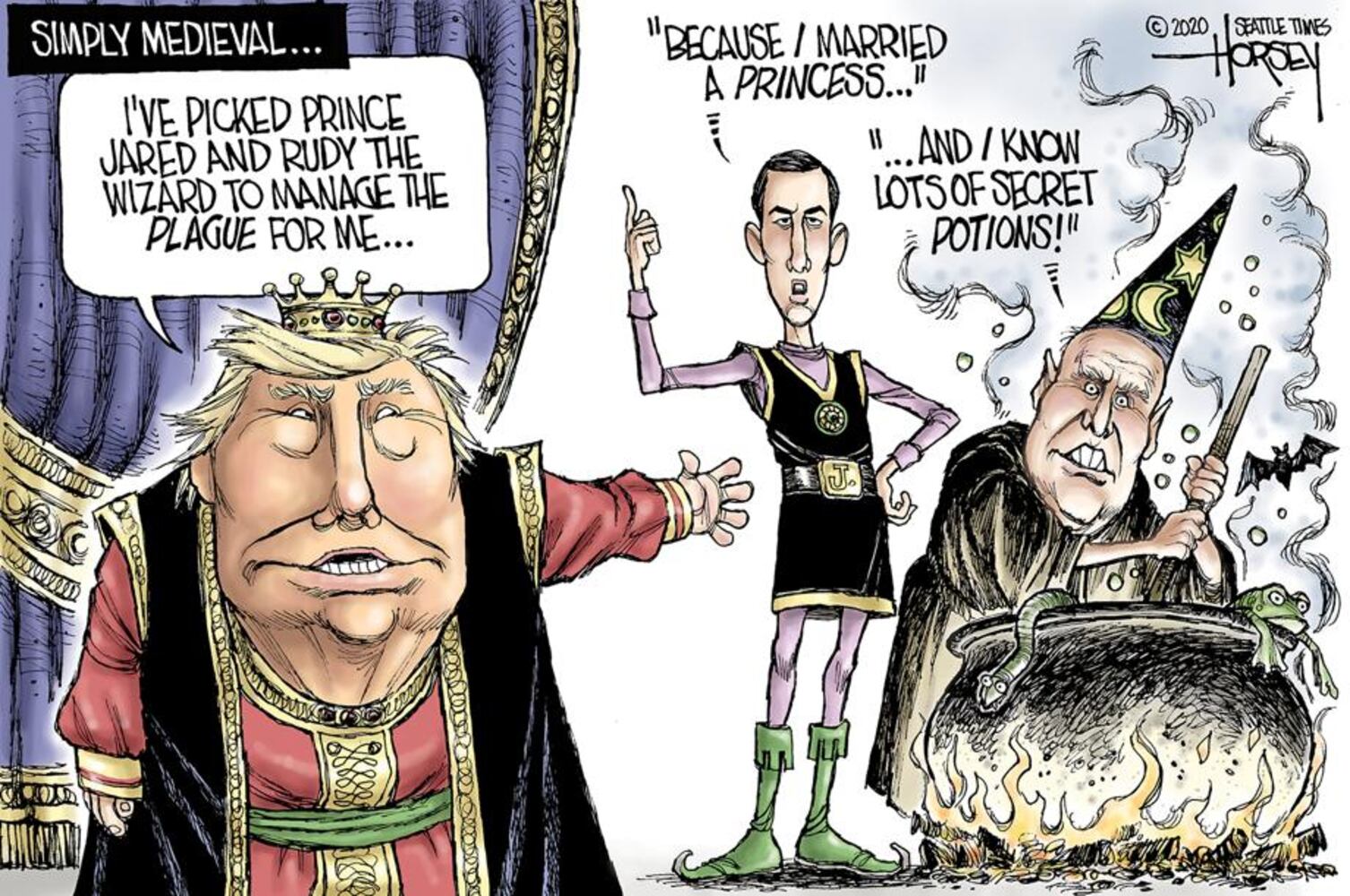 Week in cartoons: Essential business, stimulus checks and more