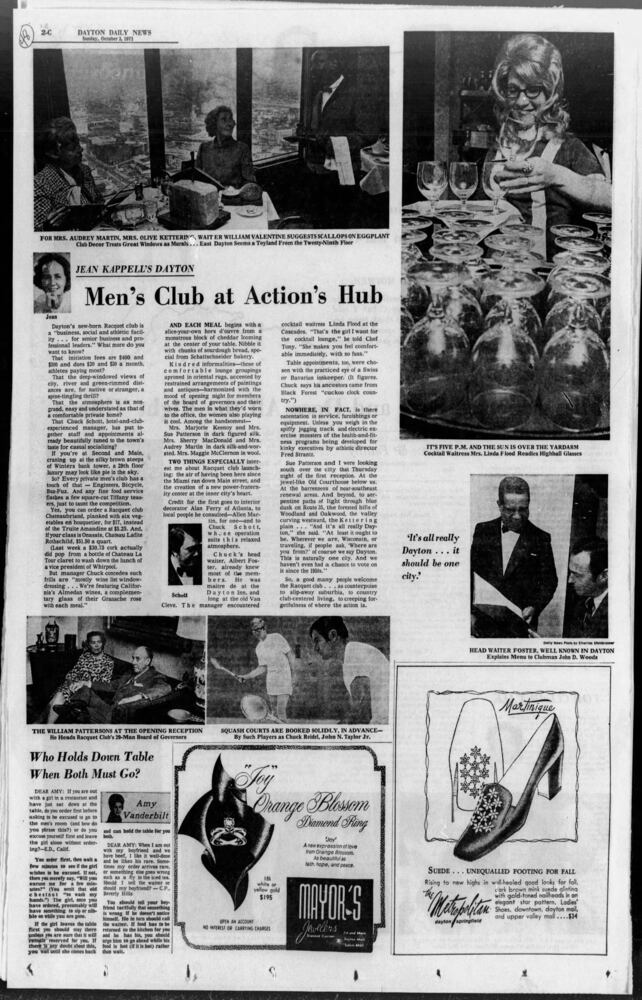 PHOTOS: The Dayton Racquet Club, from a posh private men’s club to a gathering place for all
