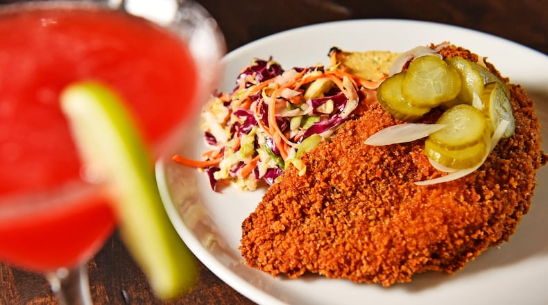 Gracie's restaurant is now open on Central Avenue in Middletown. The menu is described as big city comfort food with items such as seared salmon, fried chicken, Berkshire pork chop and meatloaf. NICK GRAHAM/STAFF