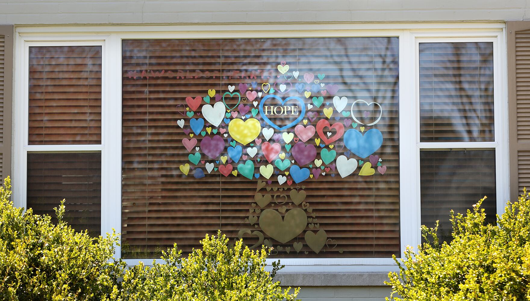 PHOTOS: Positive messages keep spirits up across the Miami Valley