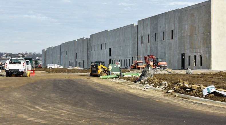 West Chester Trade Center I, II and III, including approximately 1.2 million square feet of space, are being constructed along Ohio 747 between Smith Road and Union Centre Boulevard in West Chester Township. The industrial market finished strong at the end of 2018 and more is on the way in 2019. NICK GRAHAM/STAFF