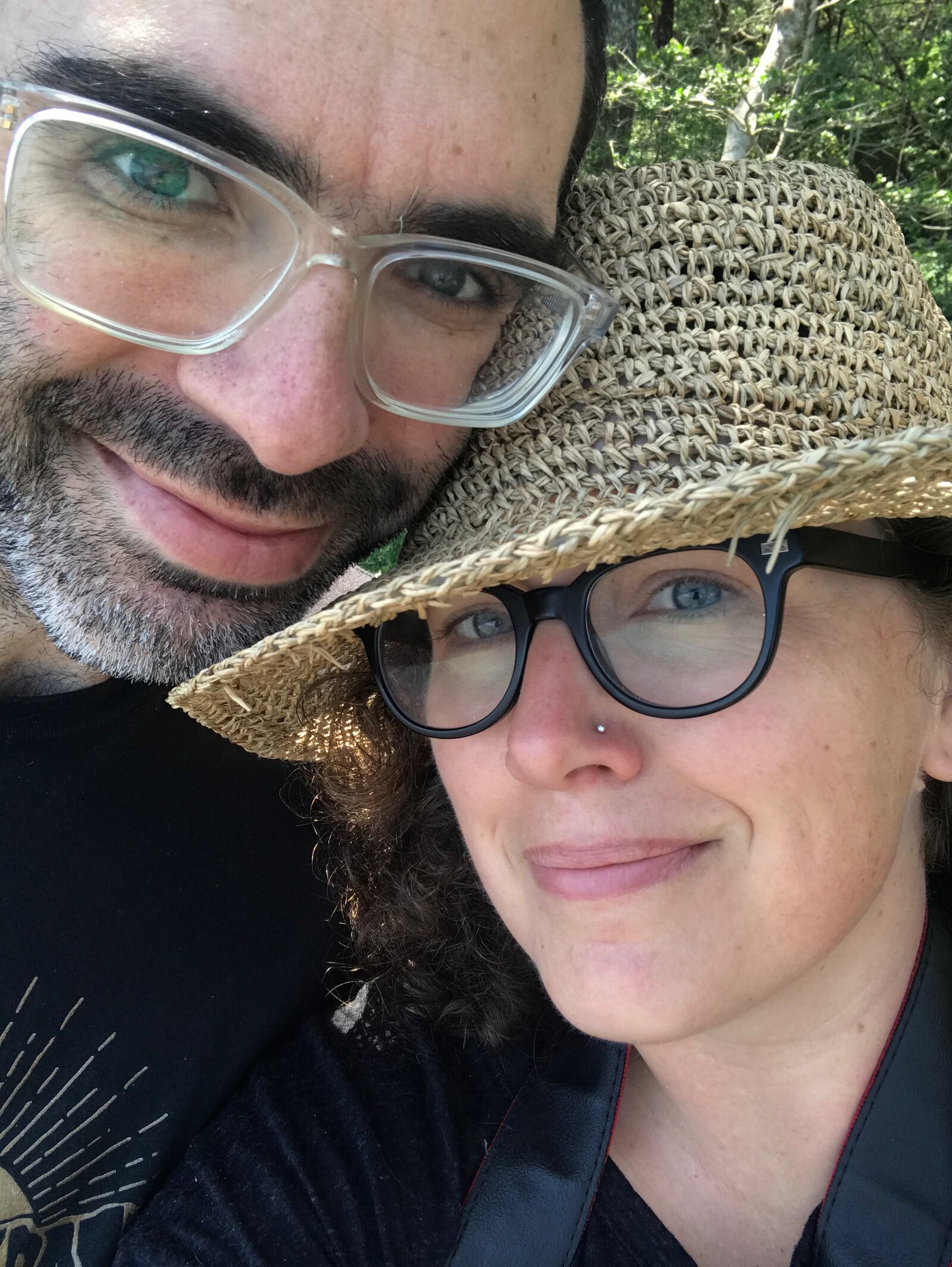 Ian Kaplan and his wife Brooke Medlin.