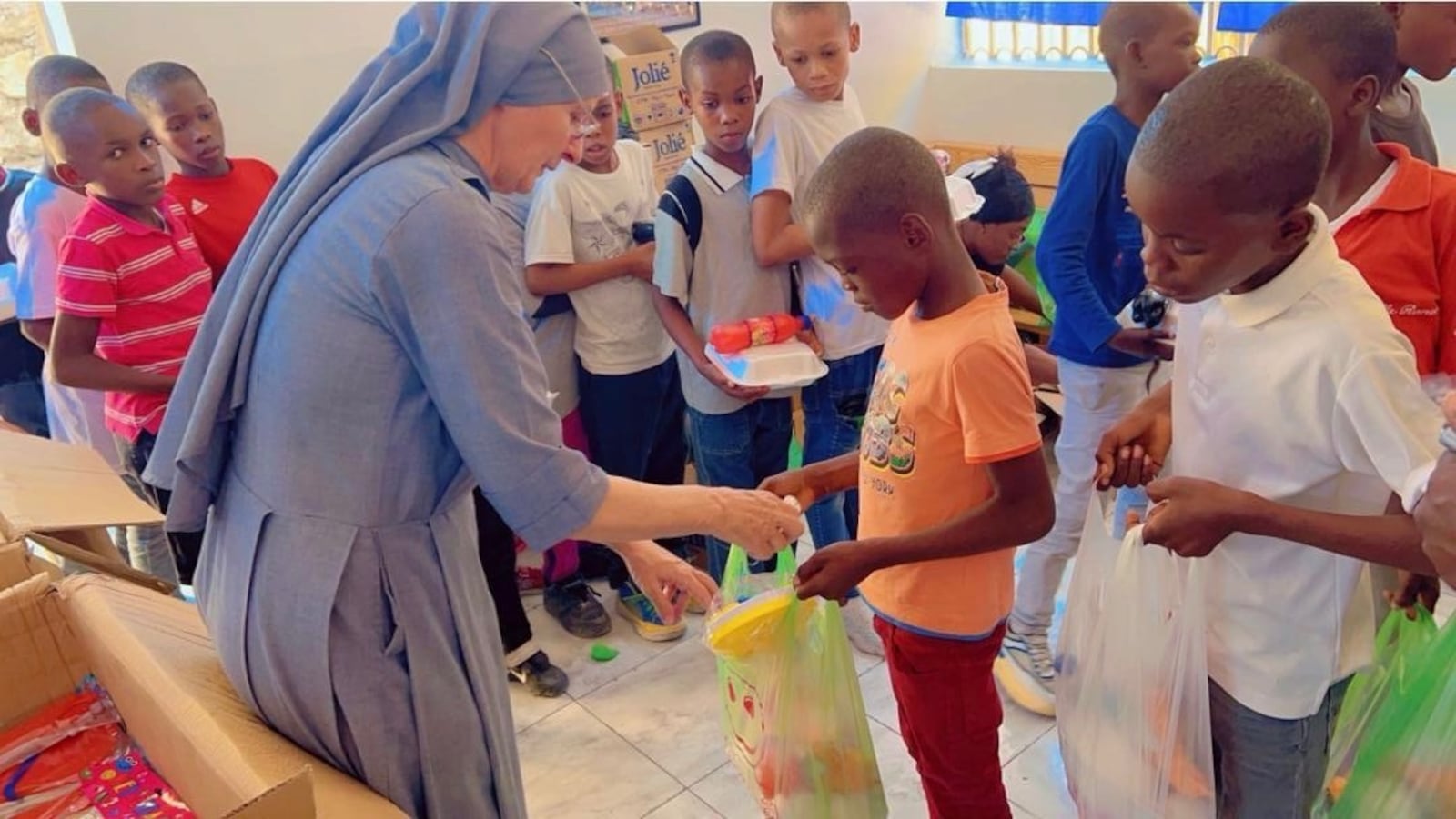 Sister Marie Paesie runs the MercyPets project in City Soleil, one of the most impoverished parts of Port-au-Prince, Haiti. Haiti is the most impoverished nation in the Western Hemisphere. The MercyPets projects feeds 1,200 children in City Soleil. CONTRIBUTED