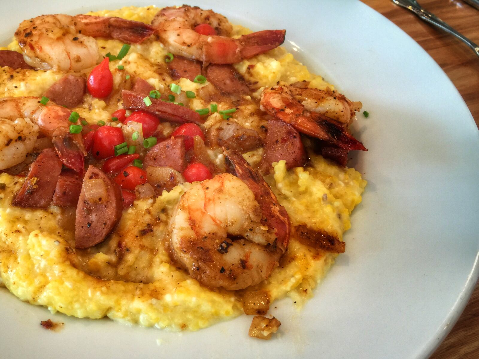 OMG! The Shrimp & Grits at Ellie's Restaurant & Bakery iis a must try. Tiny sweety drop Peruvian peppers make this dish unique. The restaurant is inside the Mills Park Hotel, at 321 Xenia Ave., in Yellow Springs. It features Southern-inspired comfort cuisine with a modern twist.