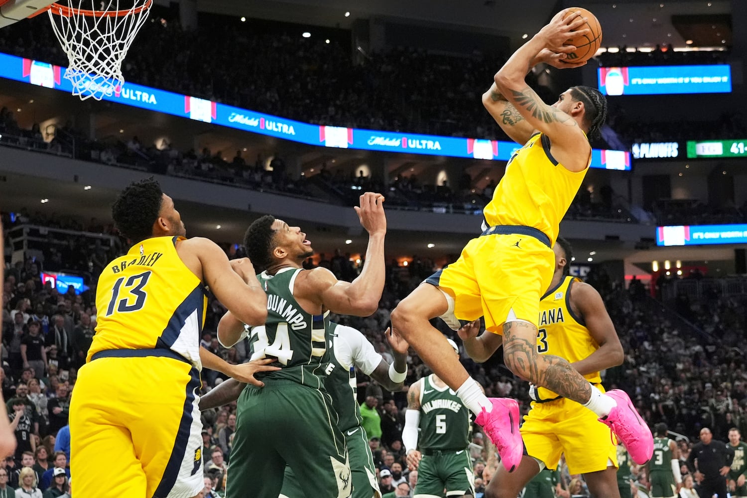 Pacers Bucks Basketball