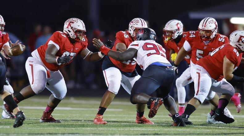 Lakota West topped Fairfield 38-31 in double overtime on Friday night in Fairfield. Nick Graham/STAFF