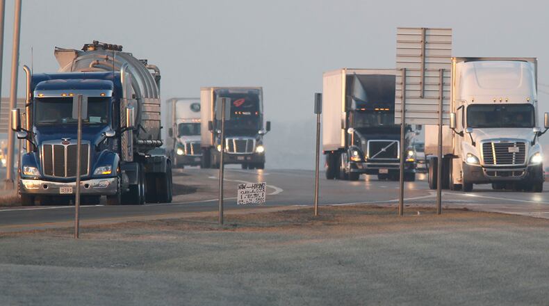 2019 marks the 19th year of National Work Zone Awareness Week. Every April, federal agencies, associations, trucking and bus companies work together to encourage safe driving at the beginning of roadway construction season. TY GREENLEES/STAFF