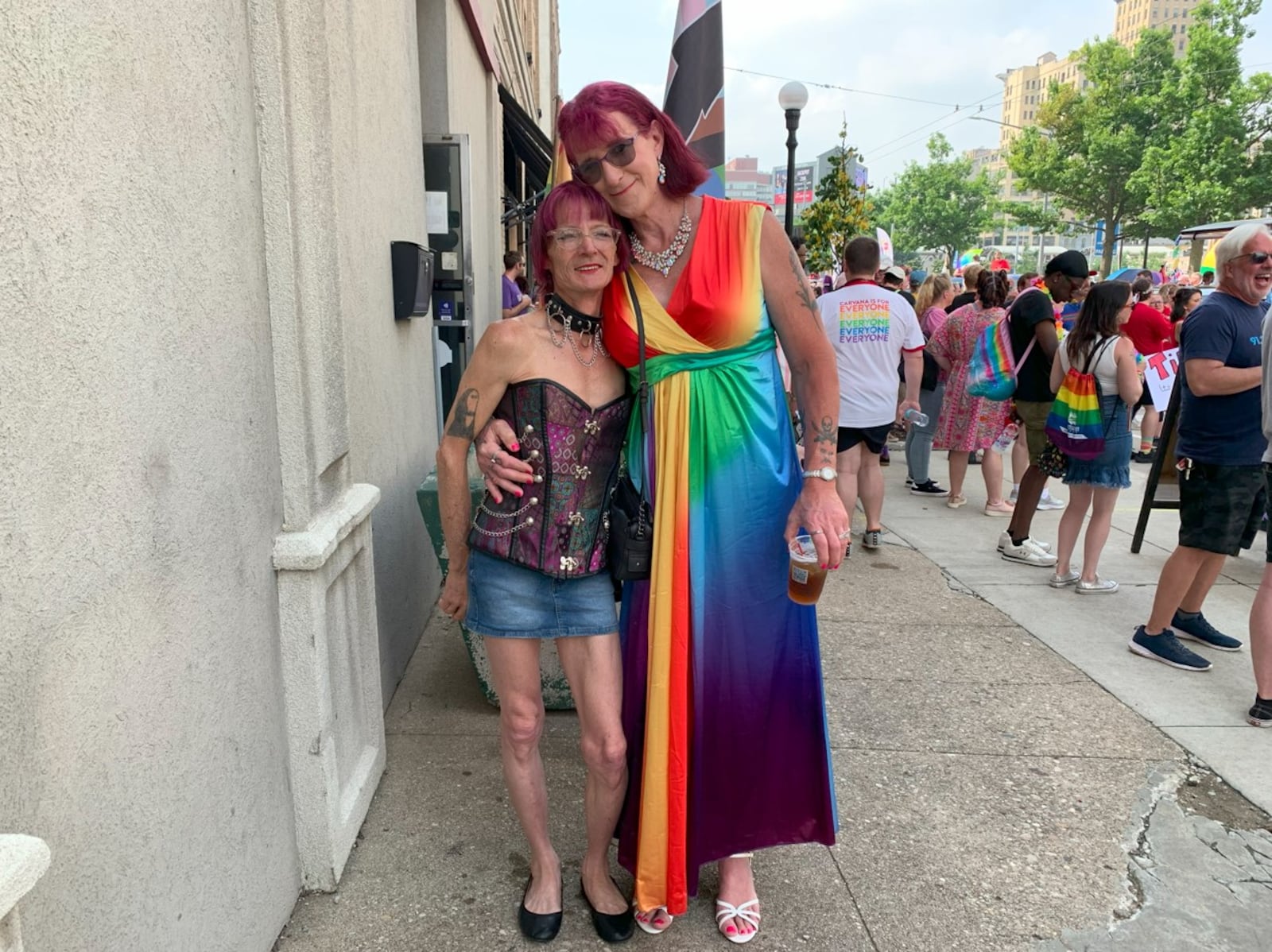 Dana and Jill Winters attended the 20205 Dayton Pride Parade and Festival. Brooke Spurlock/Staff