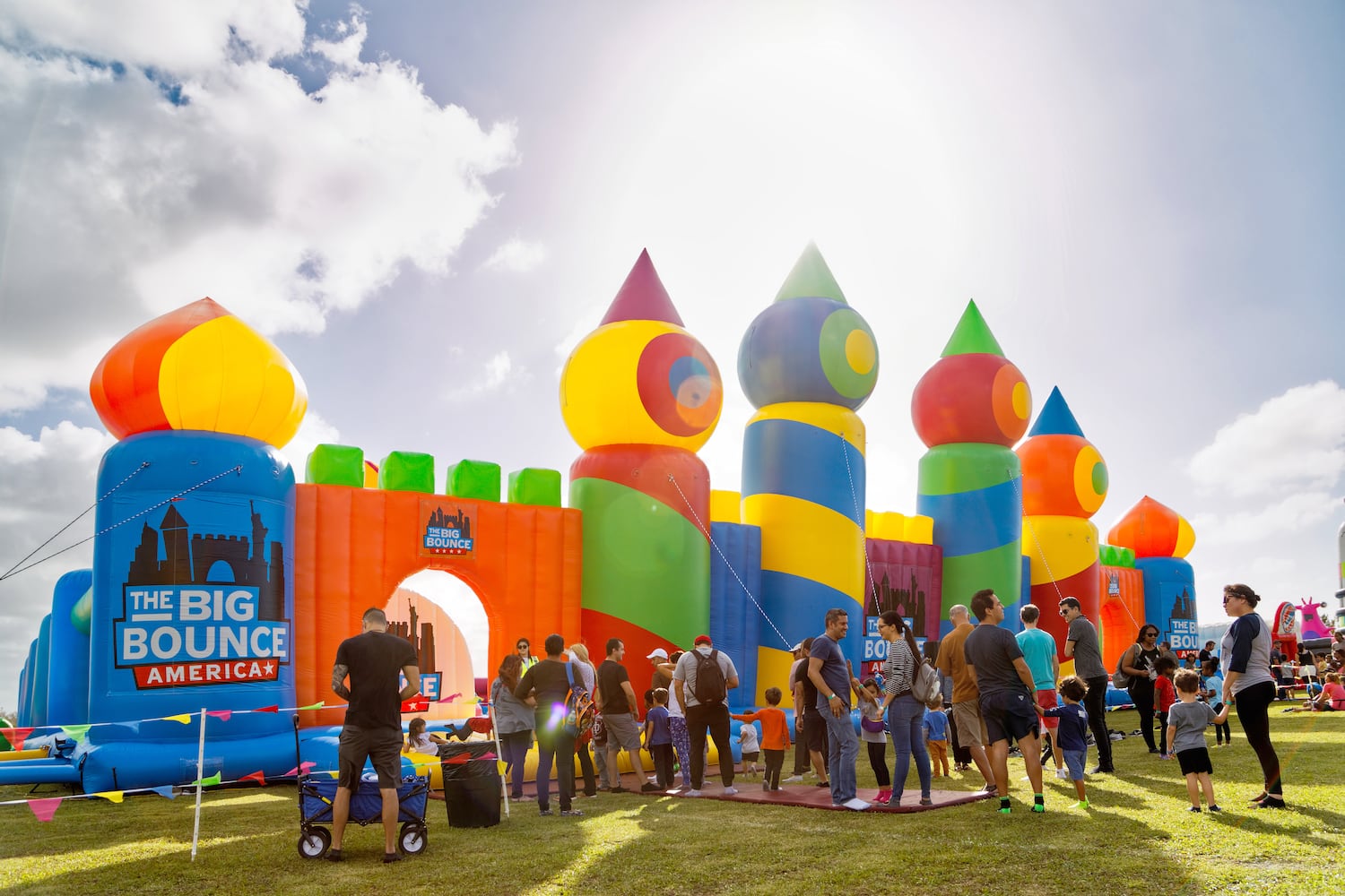PHOTOS: The World’s Largest Bounce House is inflated fun