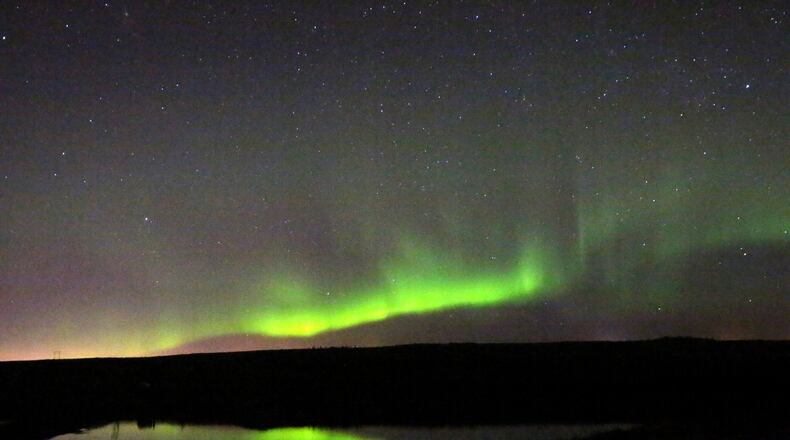 The elusive Northern Lights can only be seen on nights with clear skies and away from city lights. (Jessica Kwong/Orange County Register/TNS)