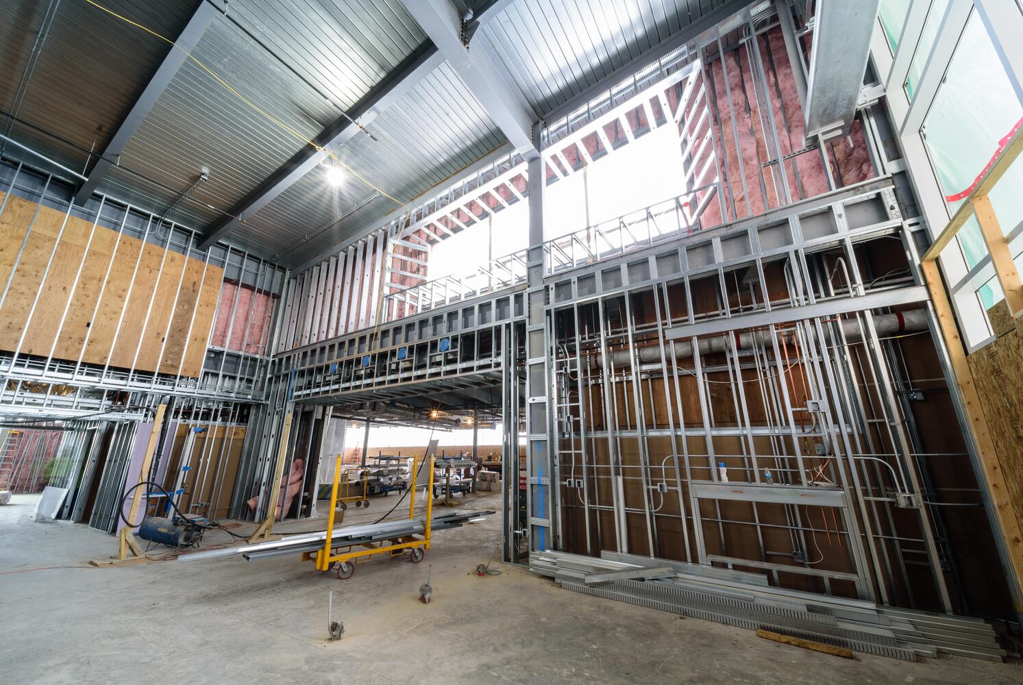PHOTOS: A look at construction at the Dayton Metro Library’s new Huber Heights Branch