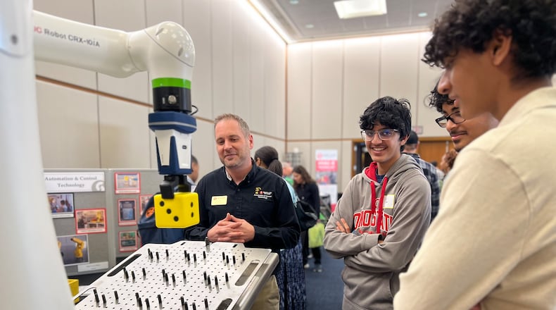 There was something for kids (and adults) of all ages to explore during this weekend's TechFest 2023 at Sinclair Community College. AIMEE HANCOCK/STAFF