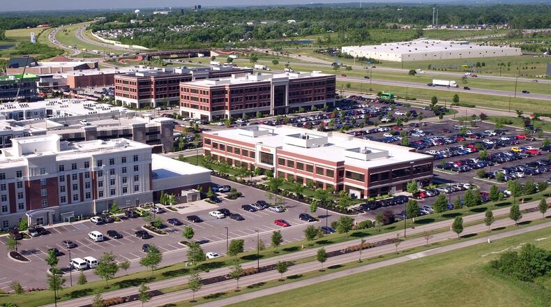 The road surrounding Austin Landing was the topic of an Aug. 27 email from Columbia Investment co-owner Joseph Simhon, the new co-owner of the mixed use retail complex, to a Miami Twp. official. FILE