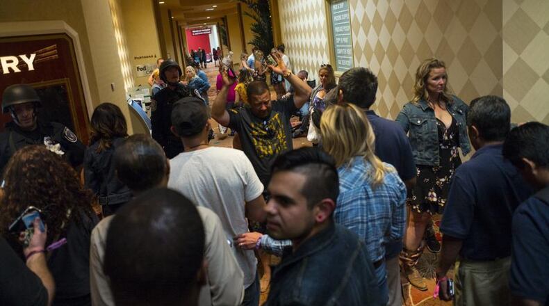 Aftermath of Las Vegas mass shooting