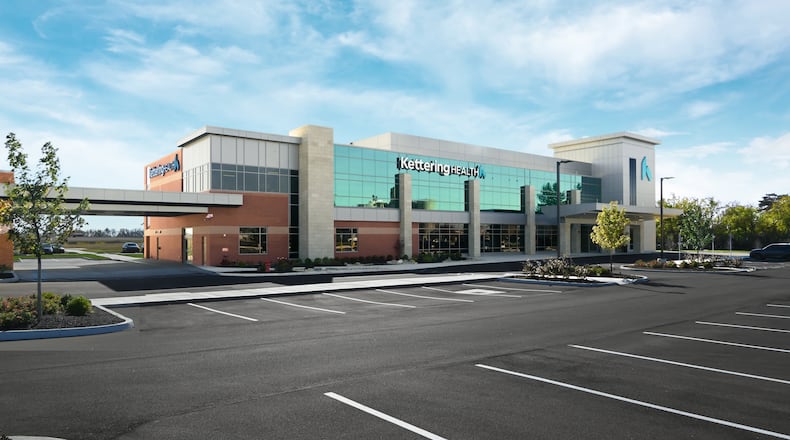 Kettering Health Wilmington Health Center, located at 1500 Rombach Ave. in Wilmington, is expanding to become a medical center offering inpatient and outpatient services. This $90 million investment is expected to be completed by late 2026. COURTESY OF KETTERING HEALTH