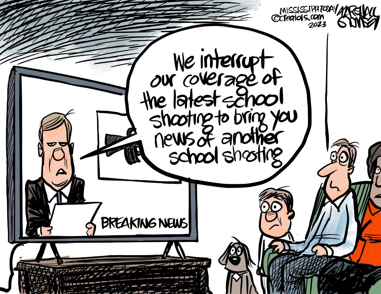 WEEK IN CARTOONS: Trump indictment, school shooting and more