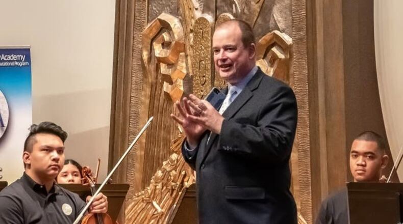 Patrick J. Nugent (seen here at the debut concert of the Annapolis Symphony Academy while serving as executive director of the Annapolis Symphony Orchestra) has been named president and CEO of the Dayton Performing Arts Alliance. He will begin his duties Aug. 2, 2021.