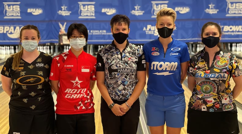2021 U.S. Women's Open finalists (left to right) - Josie Barnes, Cherie Tan, Shannon Pluhowsky, Diana Zavjalova, Stephanie Zavala - Contributed